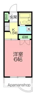 パールハイツ東八幡【1階】の間取り