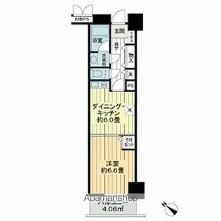 ライオンズステーションプラザ西船橋【2階】の間取り
