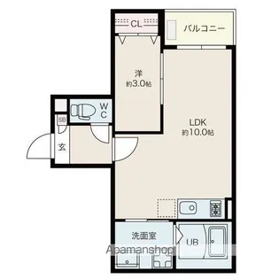 Jack hojinⅠ【3階】の間取り