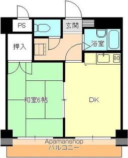 グレース毛利【203号室】の間取り