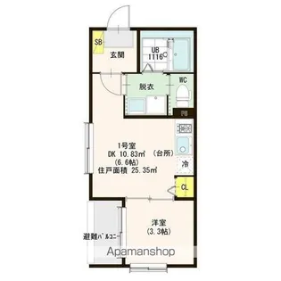 パークテラス【3階】の間取り