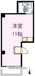 第二平木ビル【3-B号室】の間取り