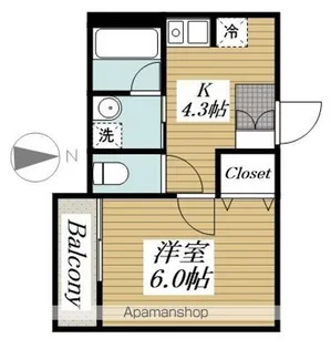 センターパーク北小金【2階】の間取り