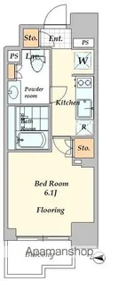 レジディア新宿イーストⅢ【2階】の間取り