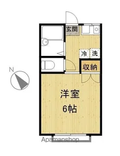 ハイツルーフ【201号室】の間取り