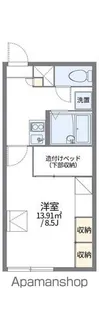 レオパレスSK9【1階】の間取り