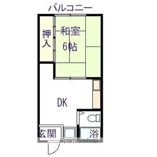 シティハイツ小林【1階】の間取り