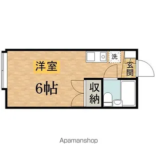 ドミール堀之内【106号室】の間取り