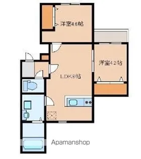 STARRY諸岡【2階】の間取り