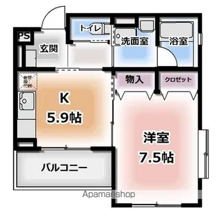 EAST【3階】の間取り