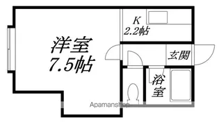 ルシール陣川【2階】の間取り