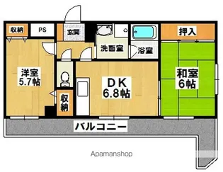 グランエクセル高師浜 【2階】の間取り