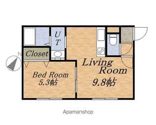 クラリス二十四軒【4階】の間取り