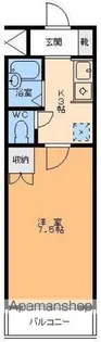 1Kの間取り画像