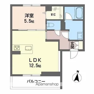 ノルディア野田【2階】の間取り