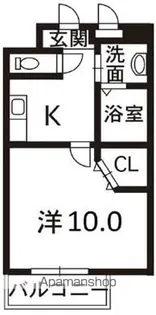 ARVITA新屋敷【2階】の間取り