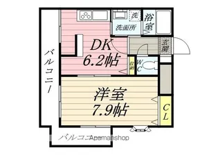 ラフィーネ大供【2階】の間取り
