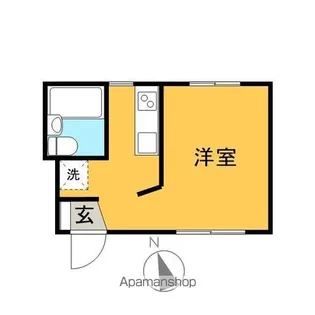 コーポエイト・ペトゥル【105号室】の間取り