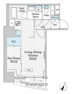 グランハイツ曙橋【2階】の間取り