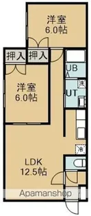 ポチタマみはら【201号室】の間取り