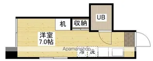 プレイシス福山【101号室】の間取り
