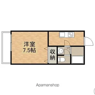 シャトルおおわ【2階】の間取り
