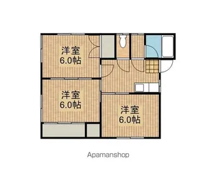 フィールファイン上堂C(旧ツインクルN)【201号室】の間取り