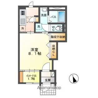 GRACIAⅡ(グレーシアⅡ)【1階】の間取り