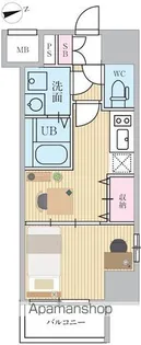 エスティメゾン門前仲町【2階】の間取り