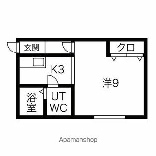 ポプリ末広1丁目A【2階】の間取り