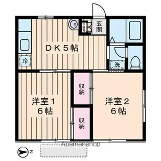 ガーデンコート【1階】の間取り