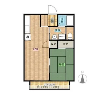 エクレールA【1階】の間取り