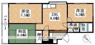 愛知県一宮市浅井町尾関字流【マンション】の間取り