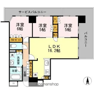プレミスト泉レジデンスD-1704号室【D1704号室】の間取り
