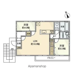 深谷町戸建【2階】の間取り