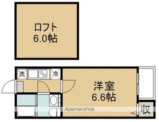 サニープラザ東仙台【2階】の間取り
