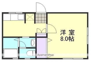 ビーライン西富井【1階】の間取り