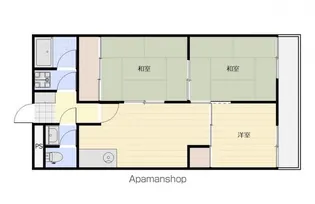 東讃ハイツ【3階】の間取り