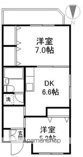 仙台坂アルカディア【4階】の間取り