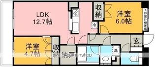 川越パークホームズ【2階】の間取り