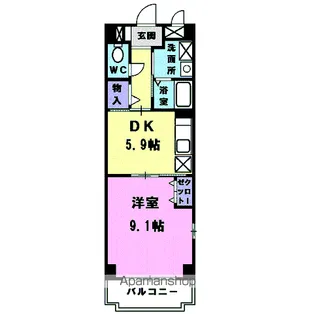 フィオーレ【1階】の間取り