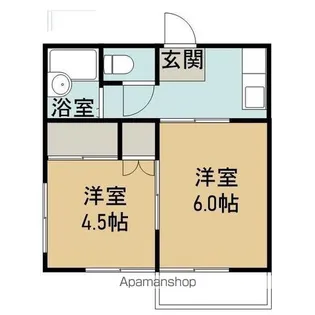 メゾン・ド・ノエル【202号室】の間取り