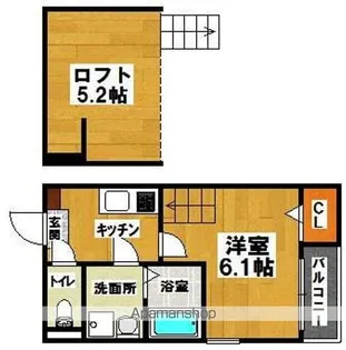 プランドールLEI【2階】の間取り
