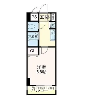 S−FORT舞浜【4階】の間取り