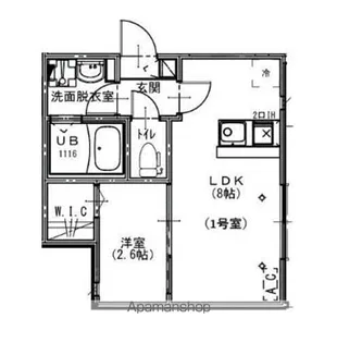 KEIAI RESIDENCE 西浦和Ⅱ【2階】の間取り