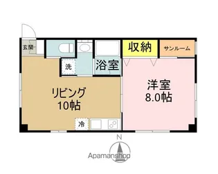 シルク エース【2階】の間取り