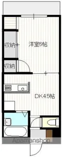 メゾン丸子山P付【2階】の間取り