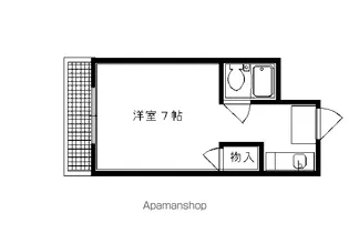 ジュアール吉田【204号室】の間取り