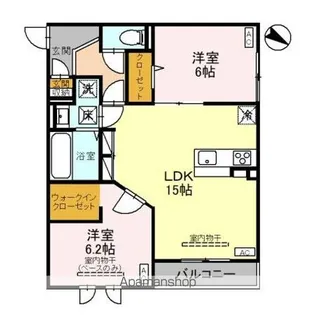 DーRESIDENCE西念【1階】の間取り
