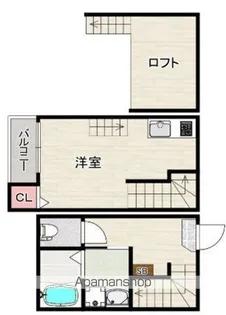 ルナソル ミラ【1階】の間取り
